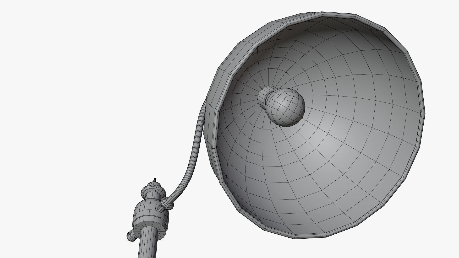 Floor Lamp Low-poly 3D model_11