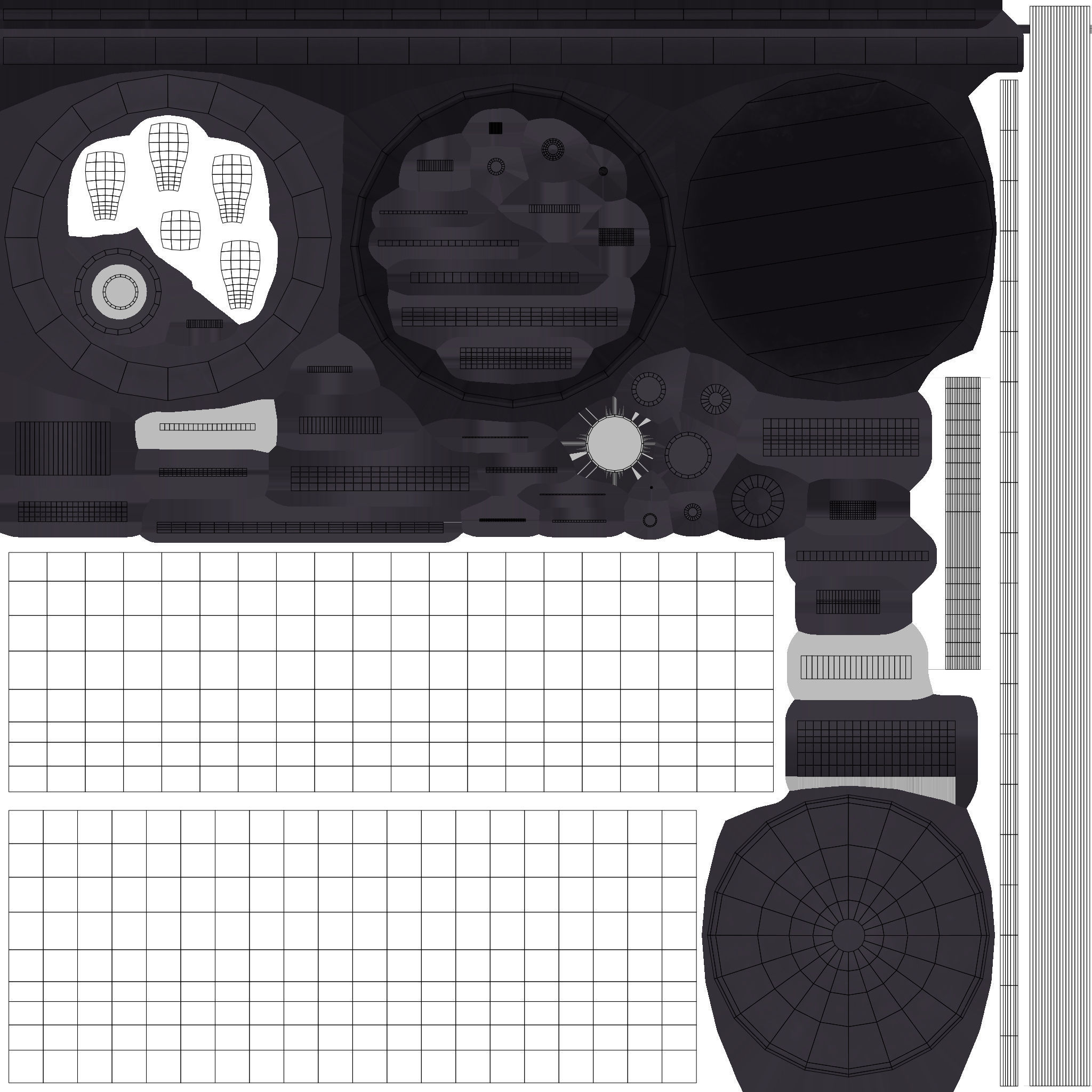 Floor Lamp Low-poly 3D model_7