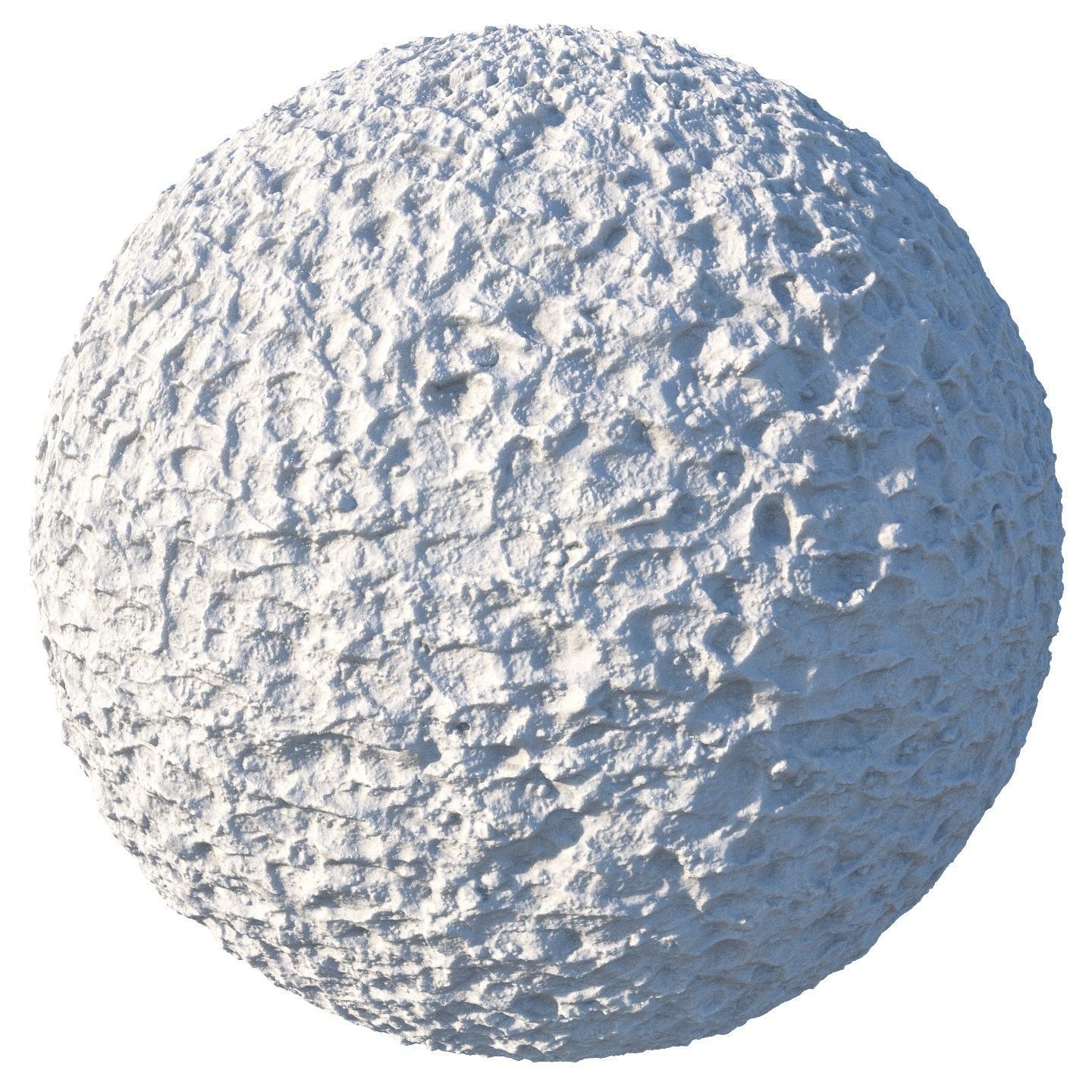 4k seamless snow square material 01 Low-poly 3D model_2