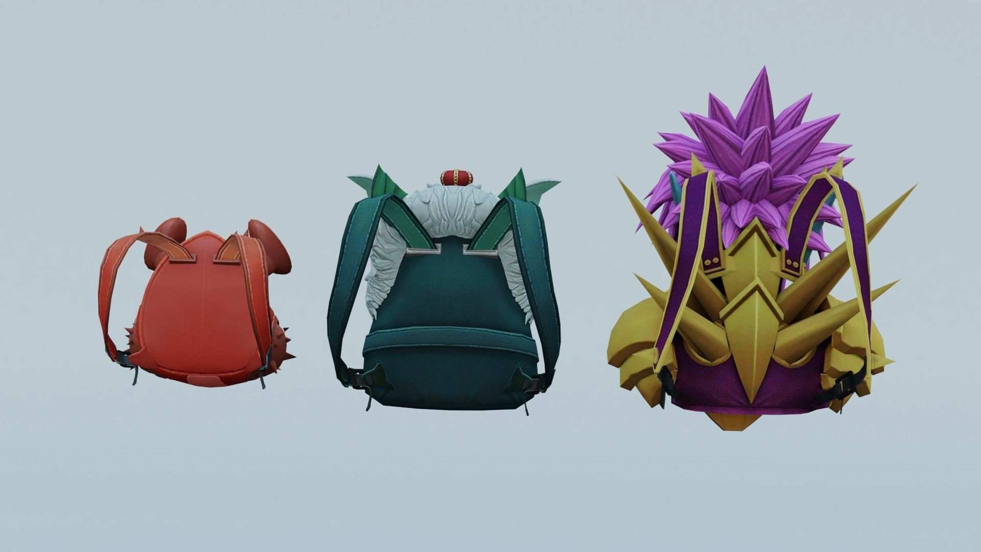 bag 3x Megapunch Backpack 3D model_2