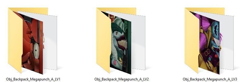 bag 3x Megapunch Backpack 3D model_12