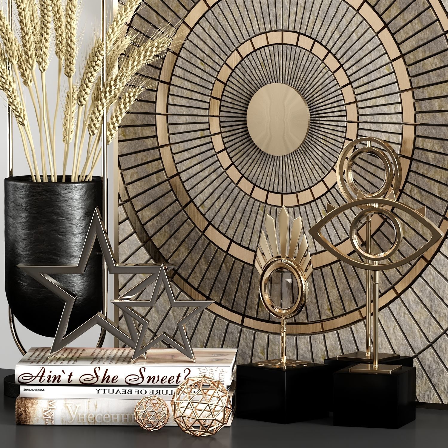 decorative set02 3D model_1