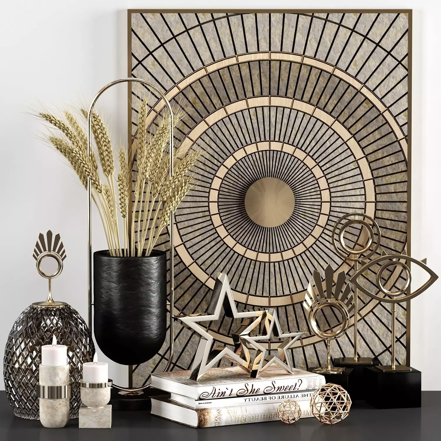 decorative set02 3D model_0