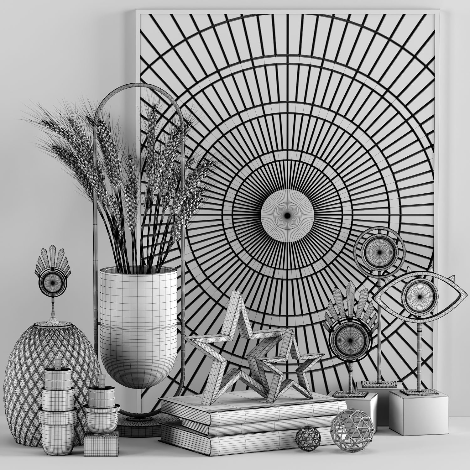 decorative set02 3D model_3