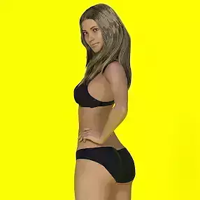 Riley woman in bikini