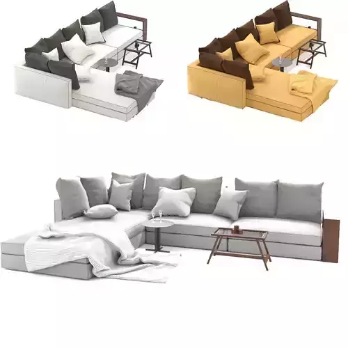 Groundpiece sofa