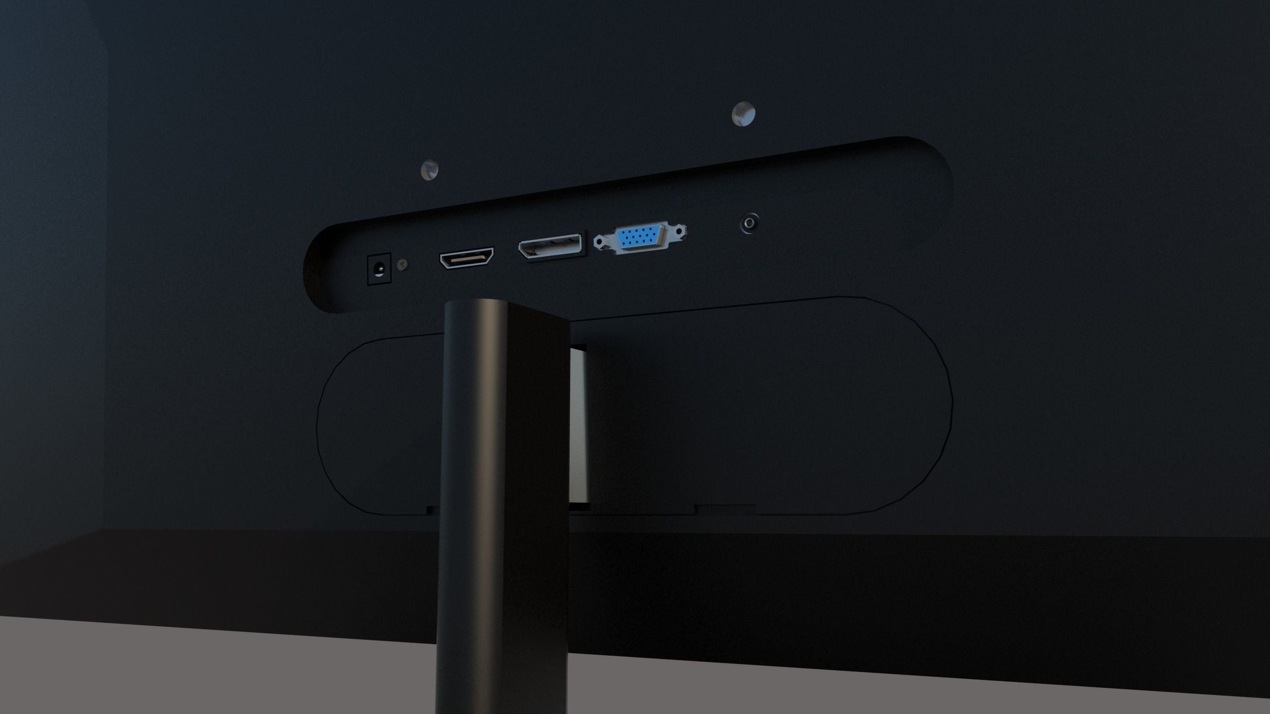 Philips Monitor - 275E Low-poly 3D model_5