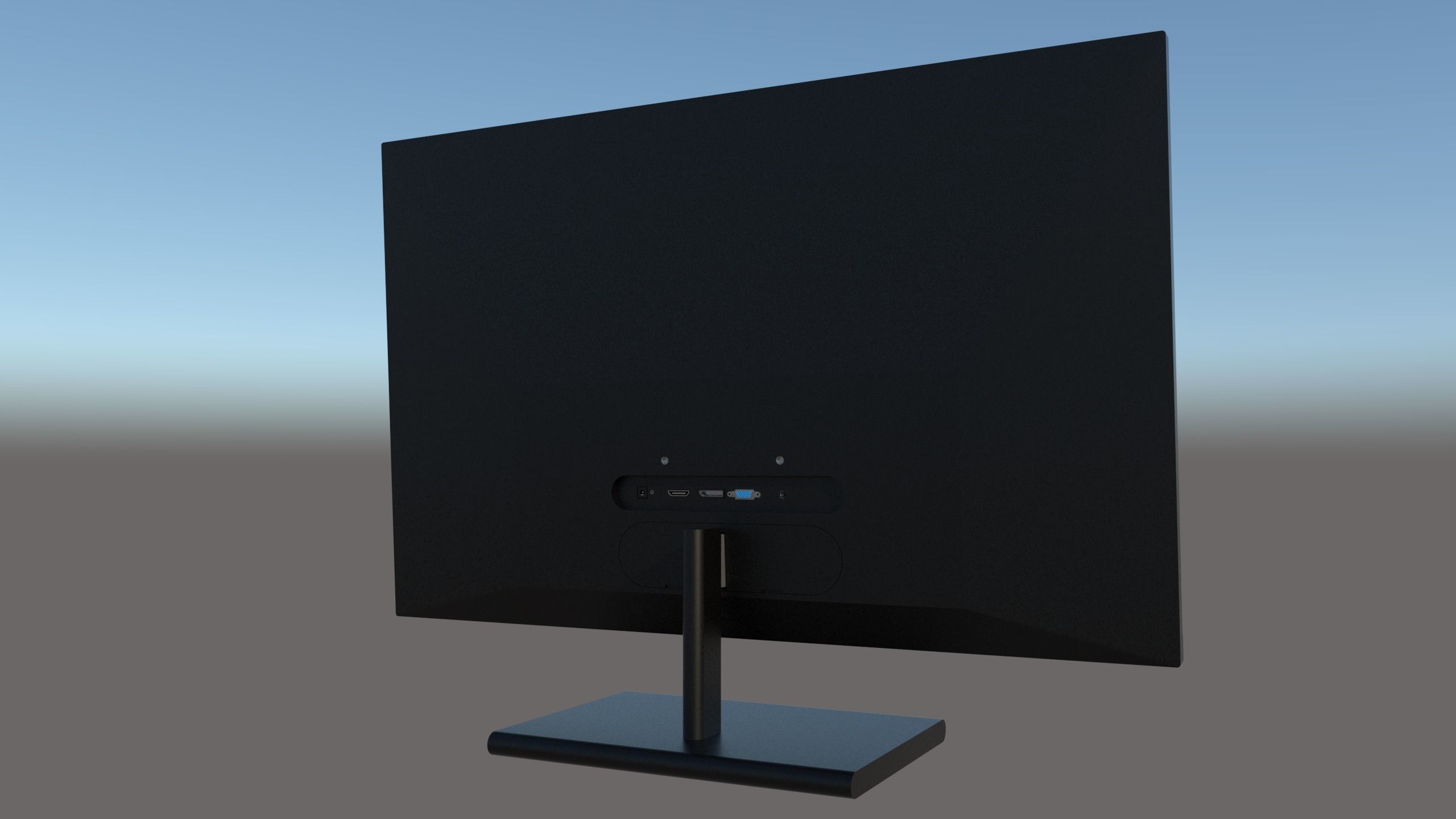 Philips Monitor - 275E Low-poly 3D model_4