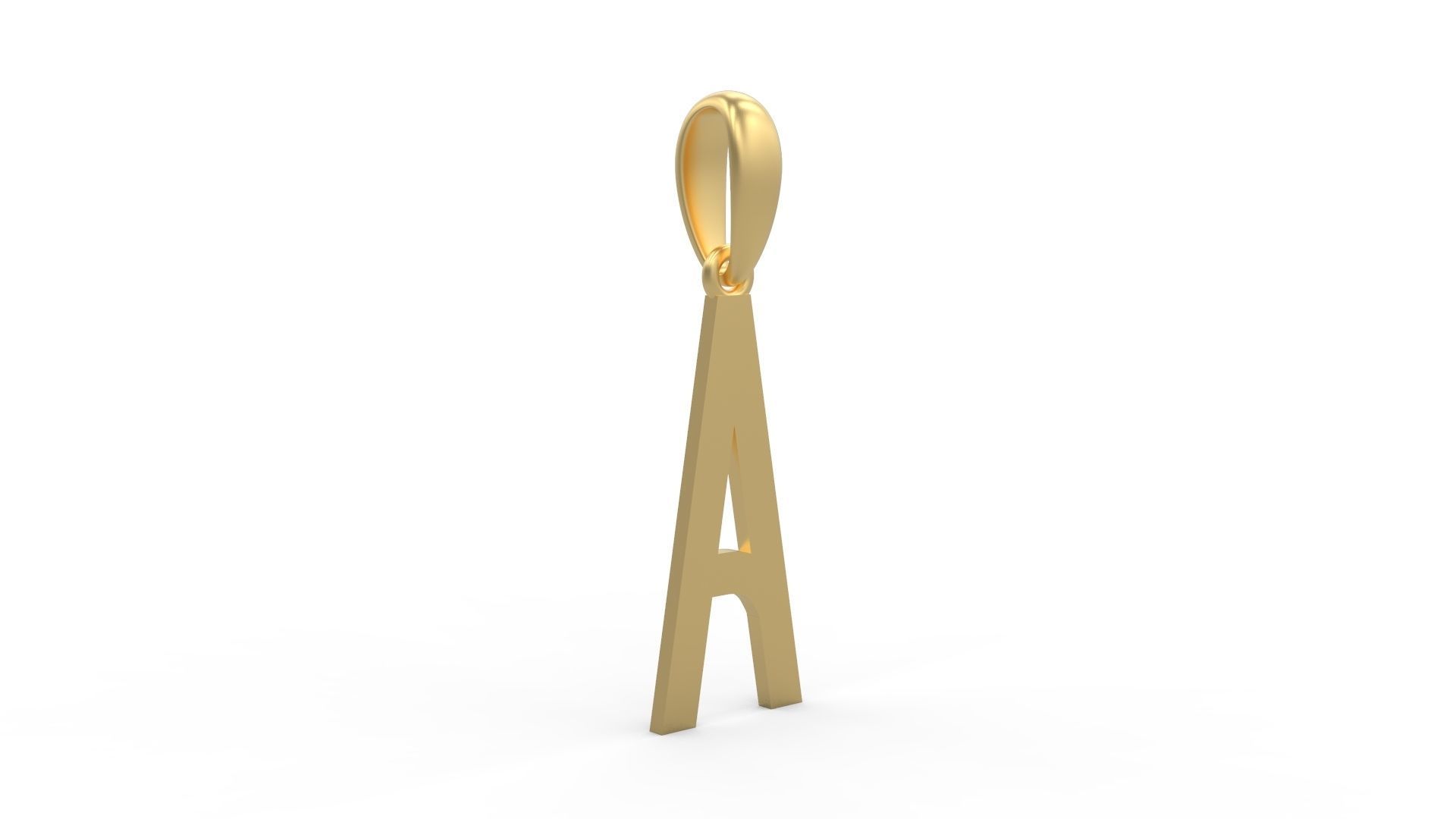 Initial Letters Pendant BOYSAND A 3D print model_3
