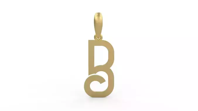 Initial Letters Pendant BOYSAND B