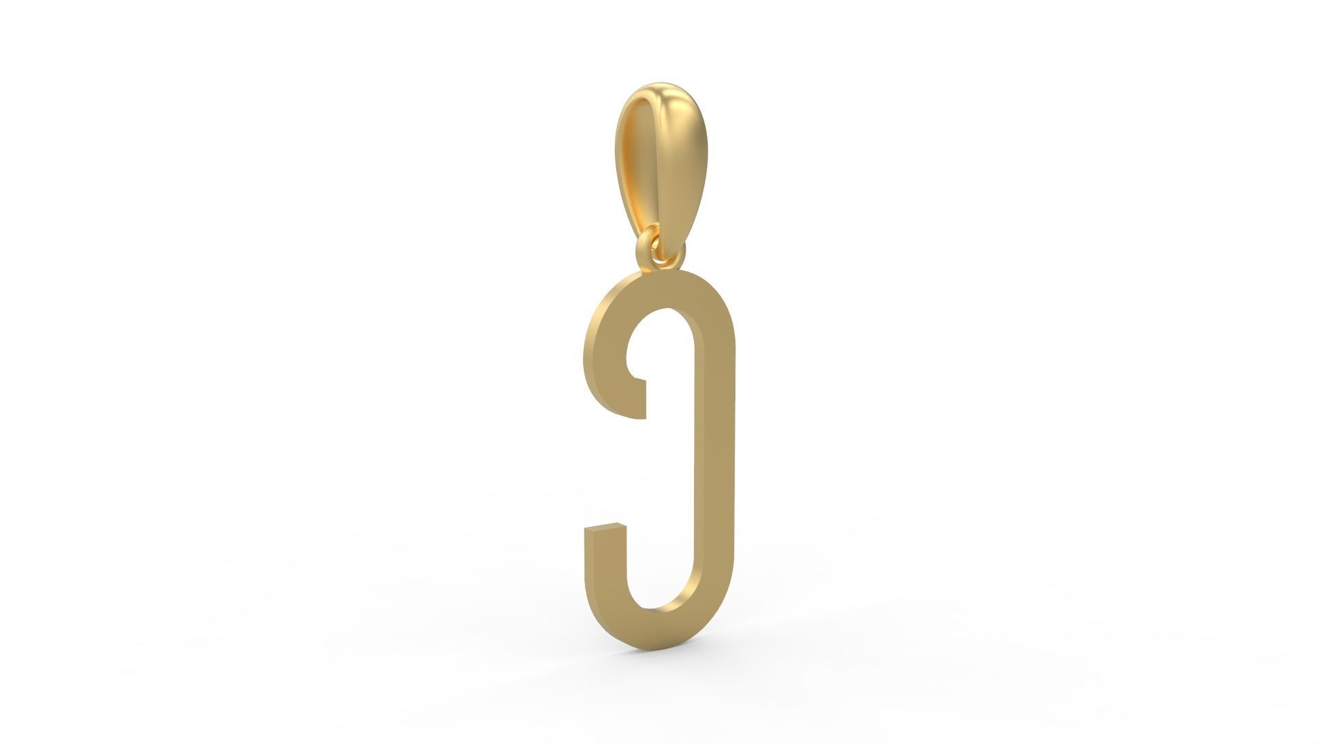 Initial Letters Pendant BOYSAND C 3D print model_3