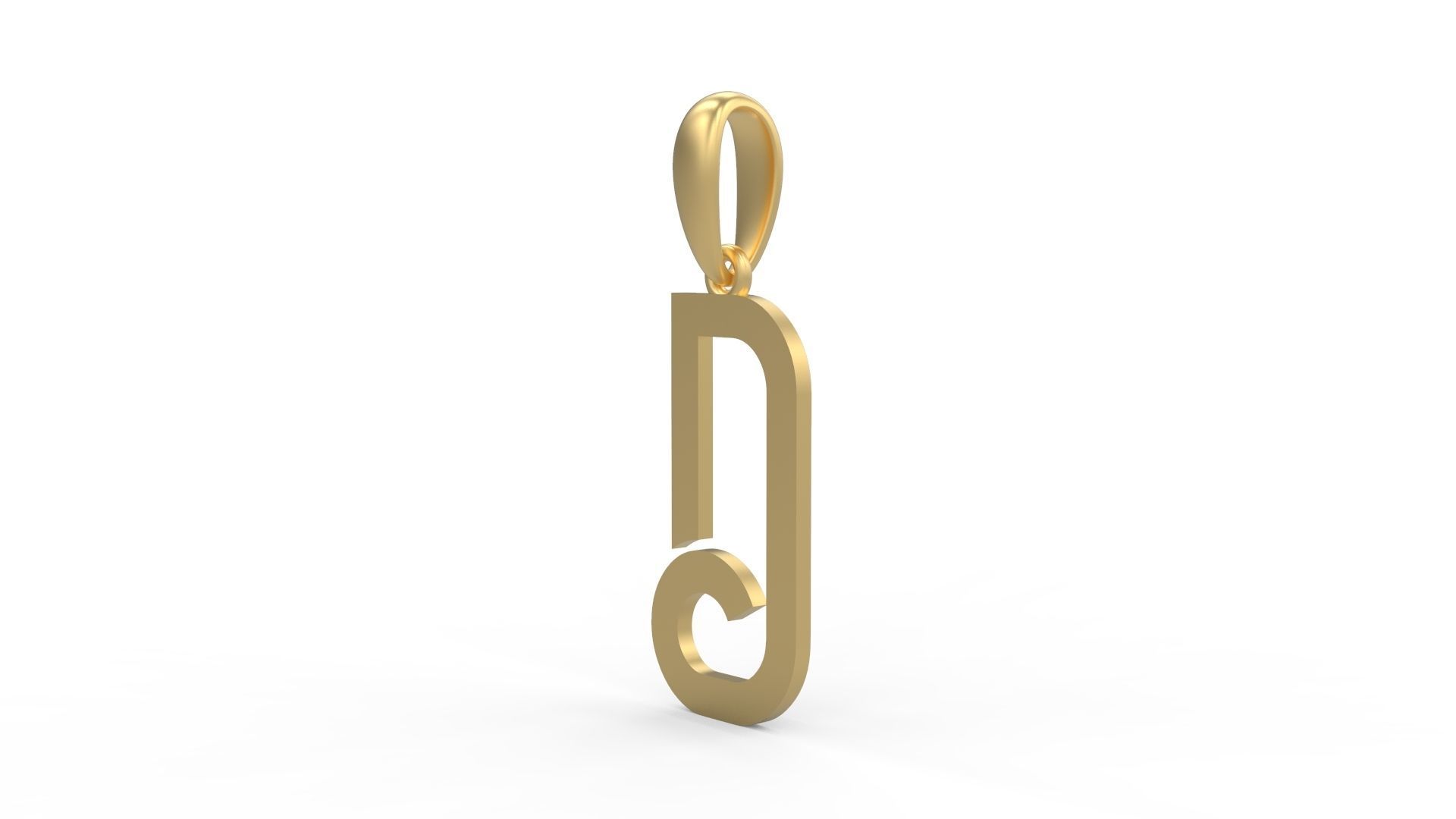 Initial Letters Pendant BOYSAND D 3D print model_1