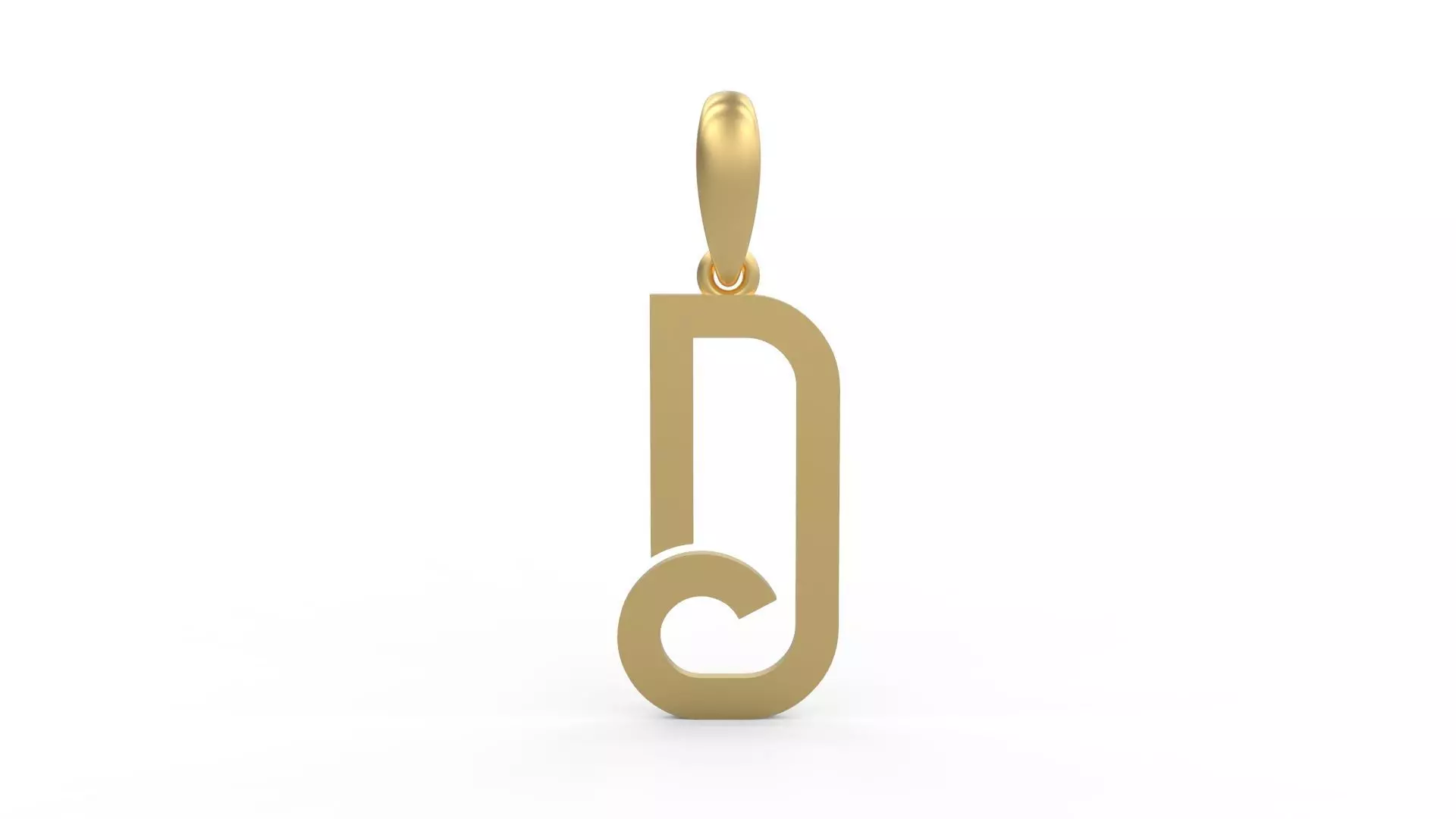 Initial Letters Pendant BOYSAND D 3D print model_0