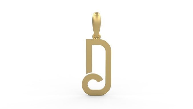 Initial Letters Pendant BOYSAND D 3D print model