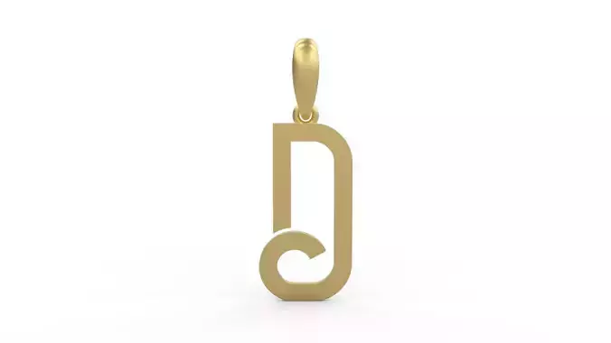Initial Letters Pendant BOYSAND D