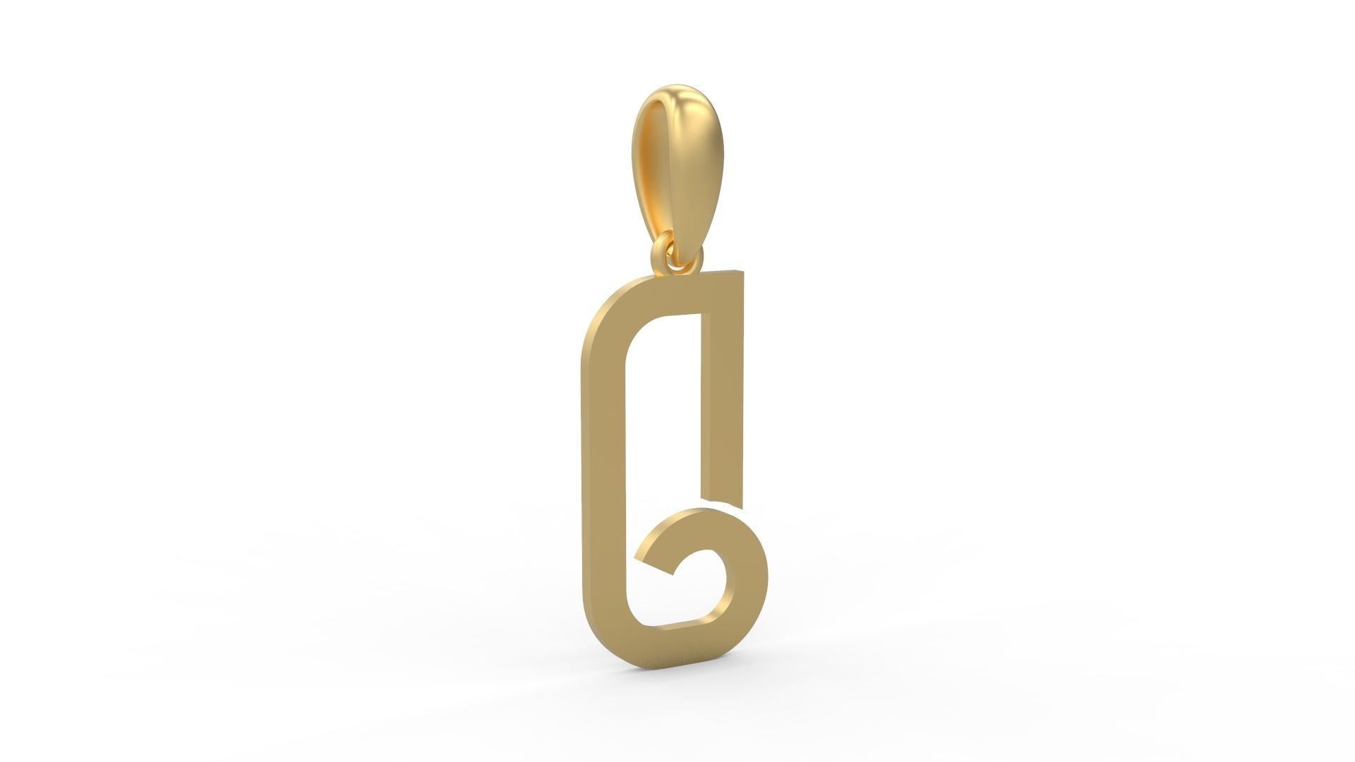 Initial Letters Pendant BOYSAND D 3D print model_3