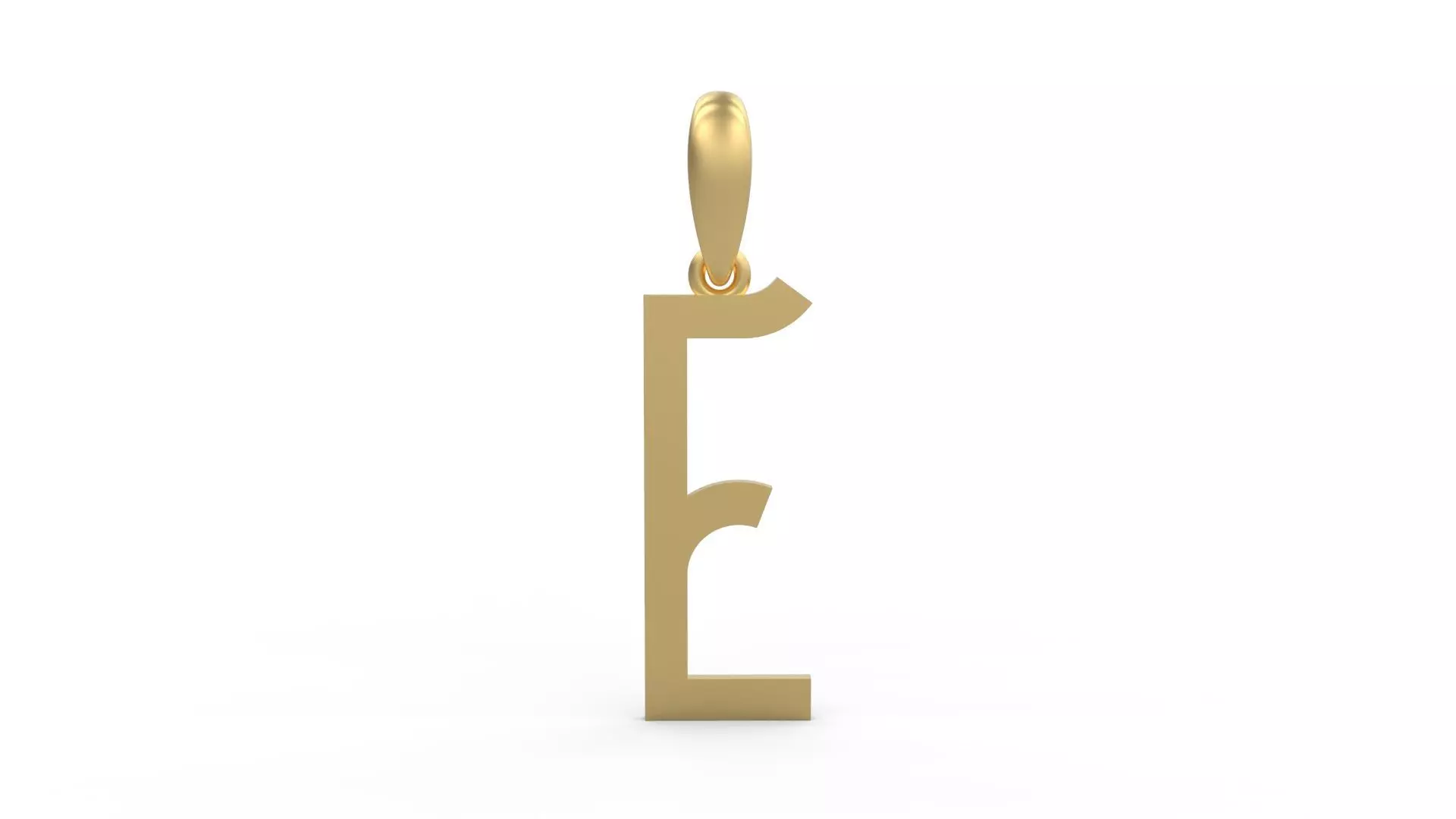 Initial Letters Pendant BOYSAND E 3D print model_0