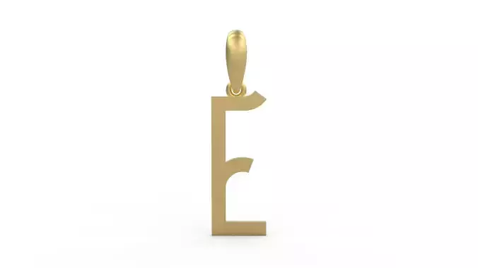 Initial Letters Pendant BOYSAND E