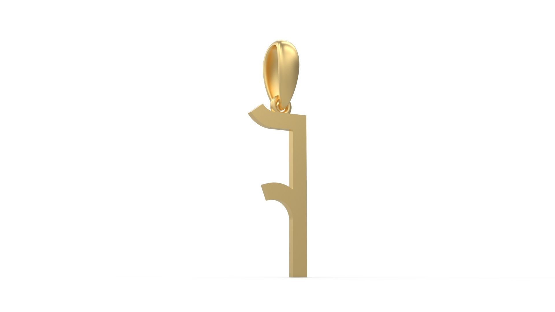 Initial Letters Pendant BOYSAND F 3D print model_3