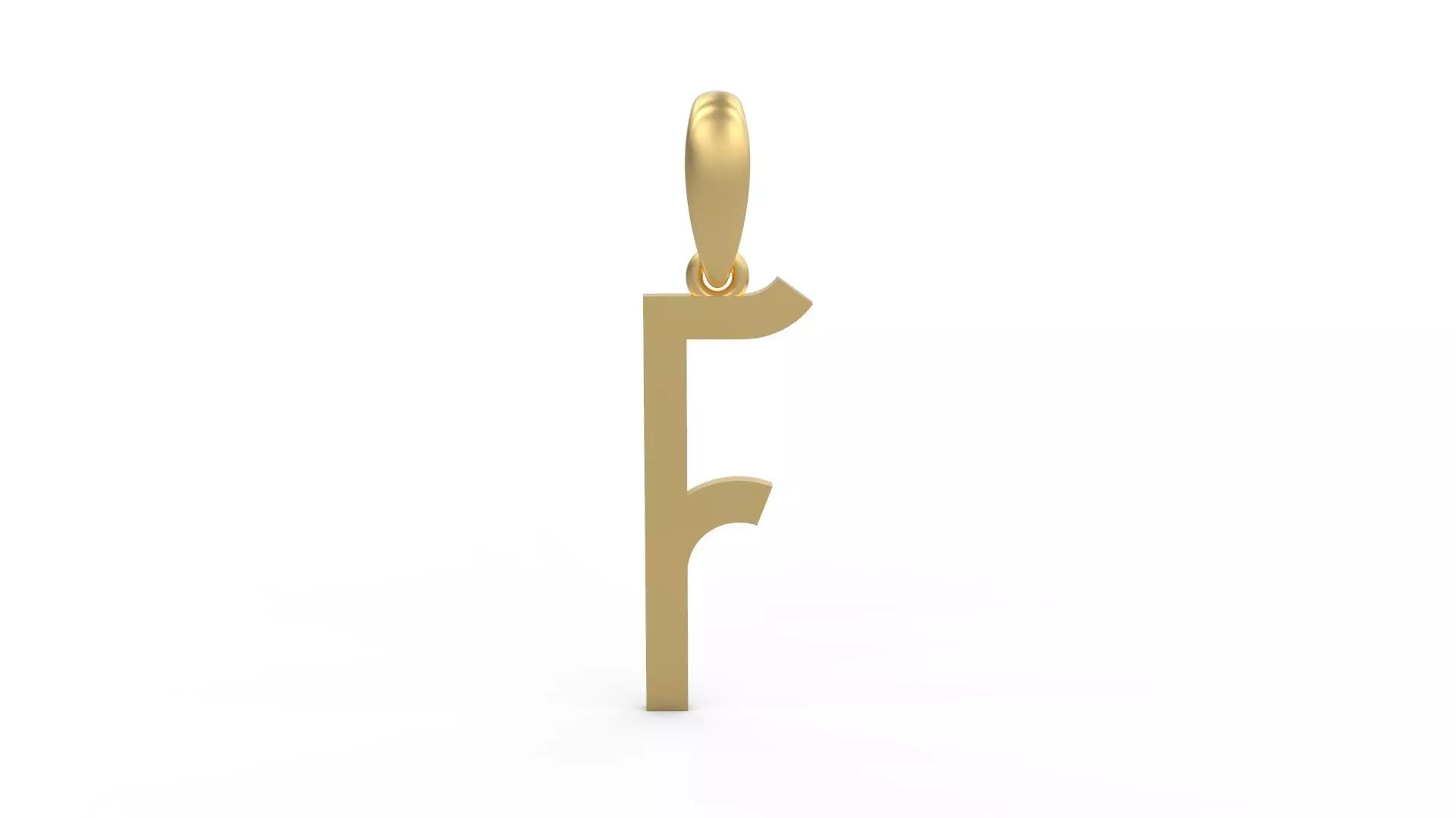 Initial Letters Pendant BOYSAND F 3D print model_0