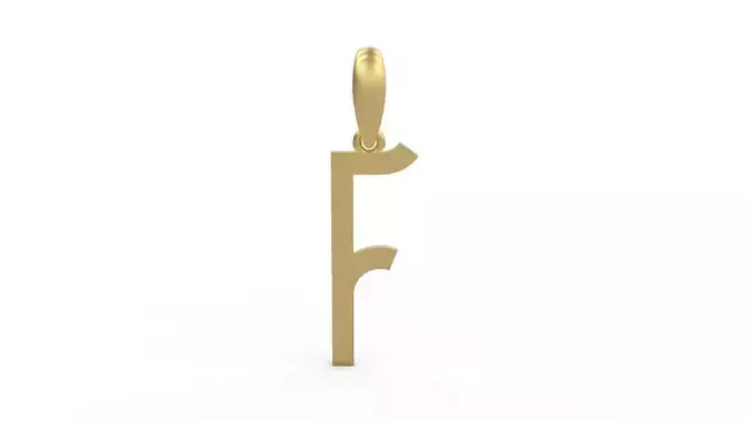 Initial Letters Pendant BOYSAND F