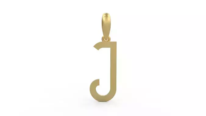 Initial Letters Pendant BOYSAND J