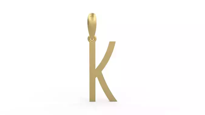 Initial Letters Pendant BOYSAND K