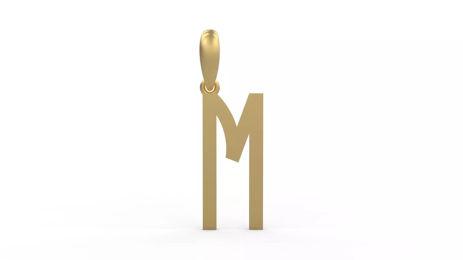 Initial Letters Pendant BOYSAND M 3D print model_0