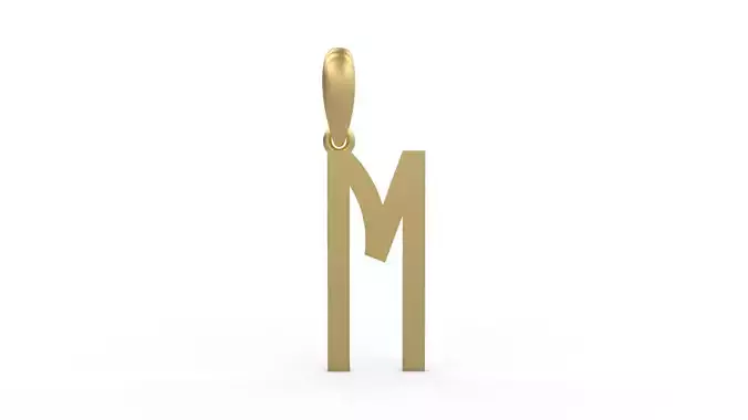Initial Letters Pendant BOYSAND M