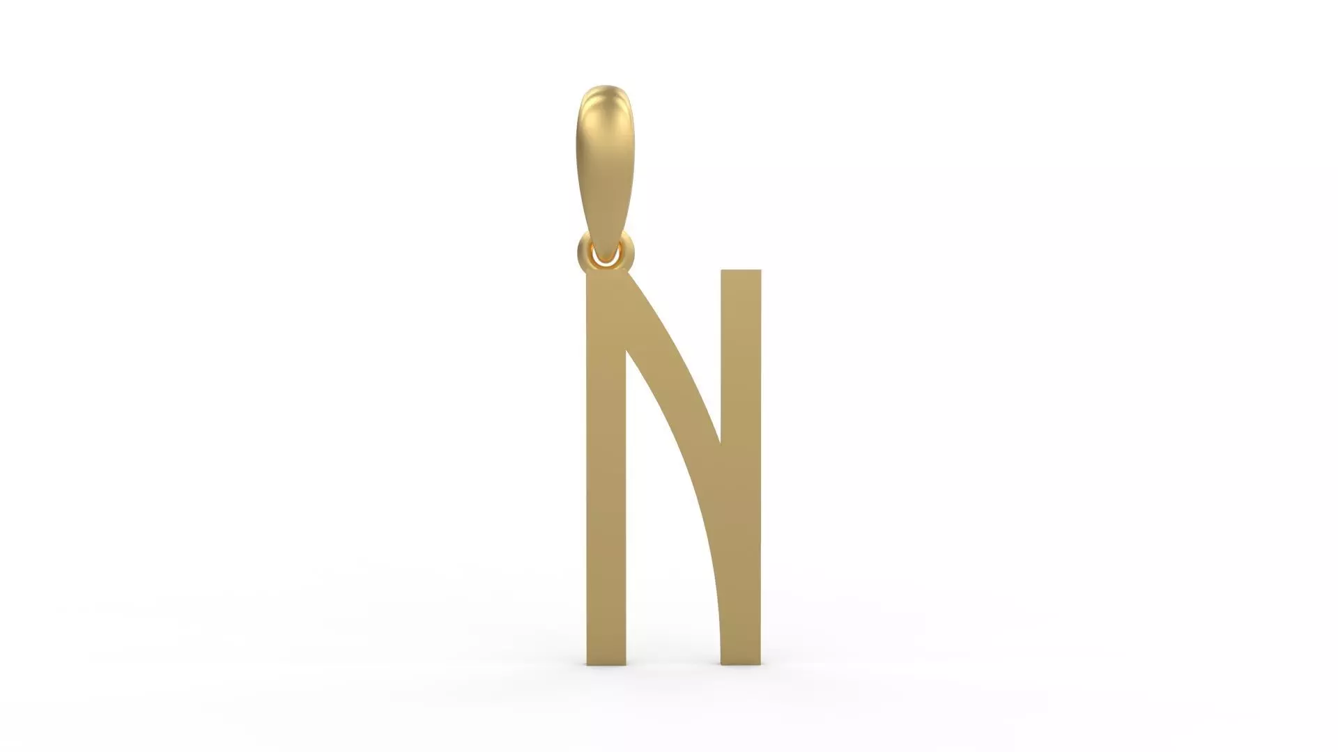 Initial Letters Pendant BOYSAND N 3D print model_0