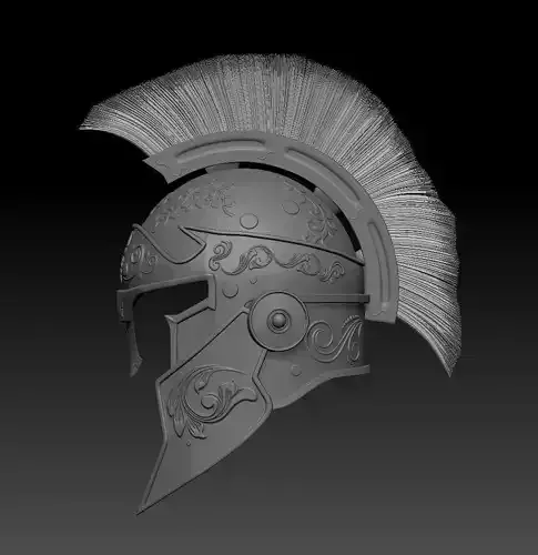 Sparta Helmet 3D Model