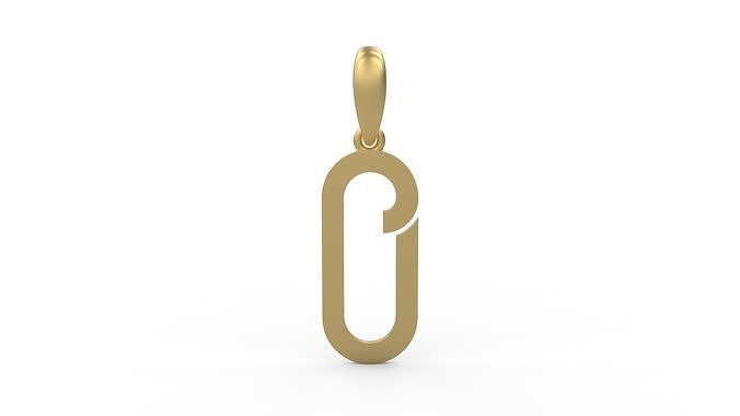Initial Letters Pendant BOYSAND O 3D print model