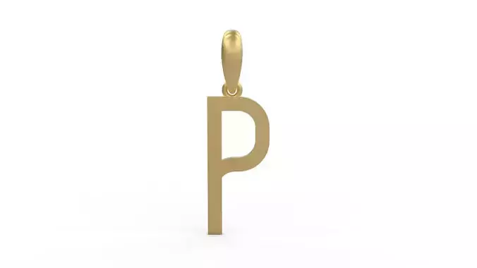 Initial Letters Pendant BOYSAND P