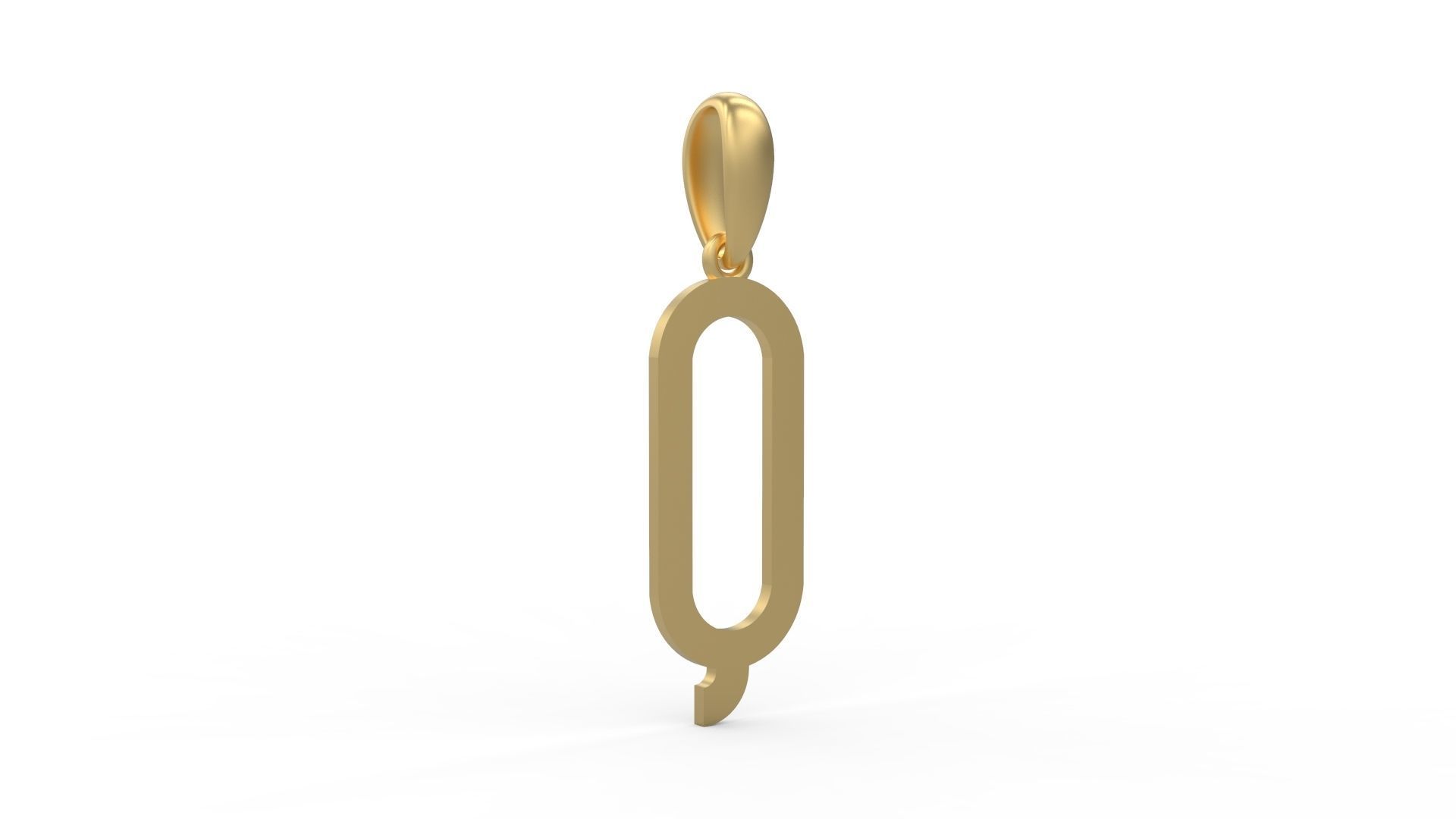 Initial Letters Pendant BOYSAND Q 3D print model_3