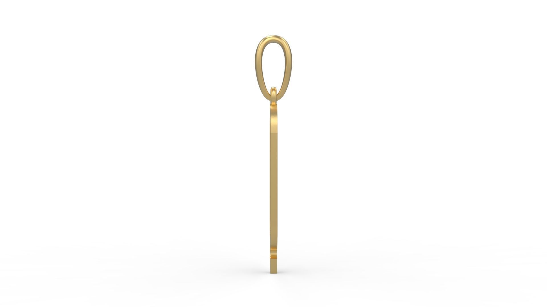 Initial Letters Pendant BOYSAND Q 3D print model_2