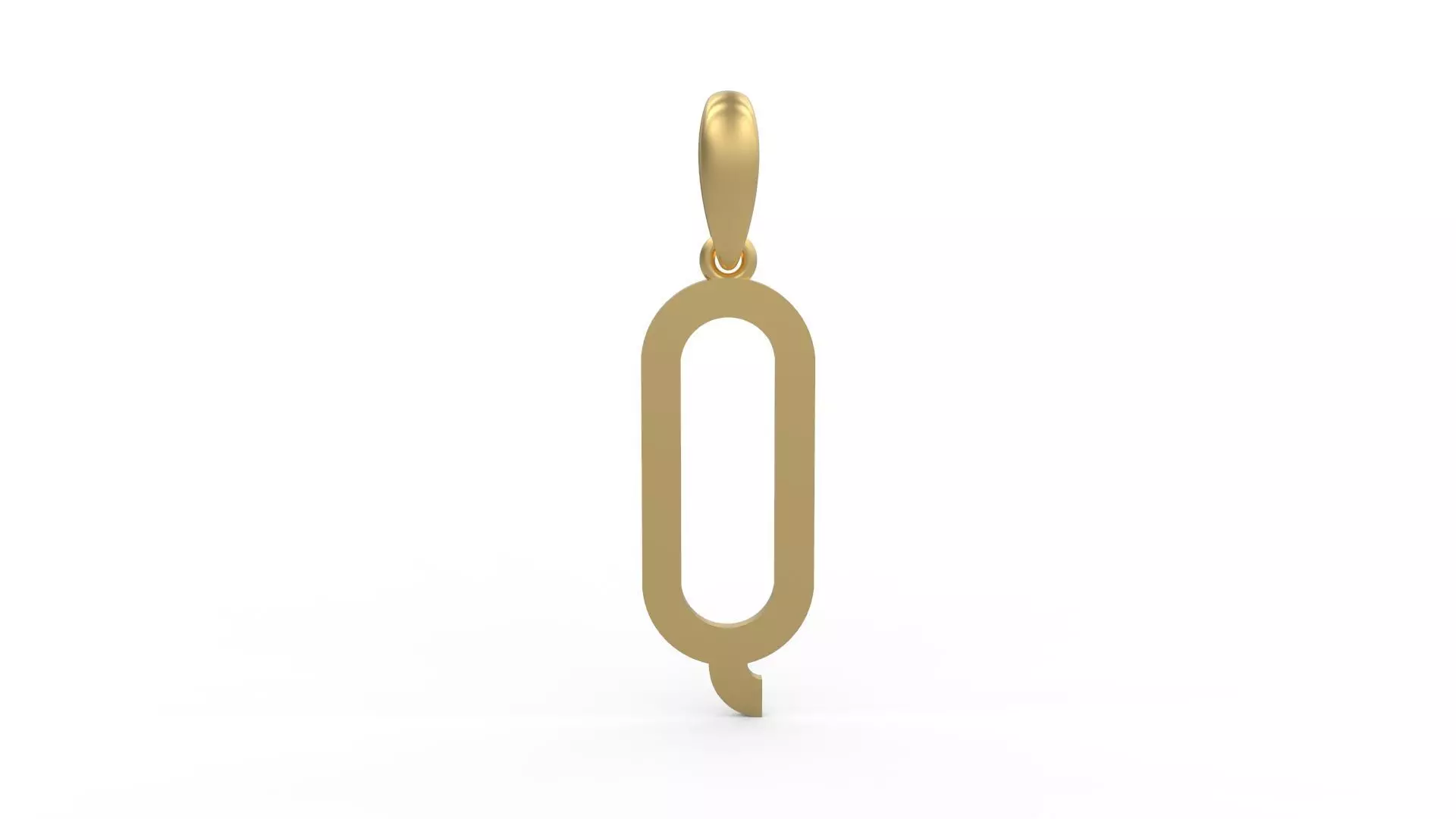 Initial Letters Pendant BOYSAND Q 3D print model_0