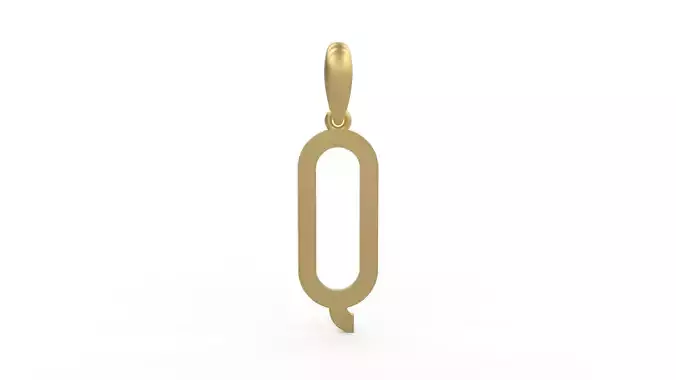 Initial Letters Pendant BOYSAND Q