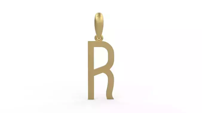 Initial Letters Pendant BOYSAND R