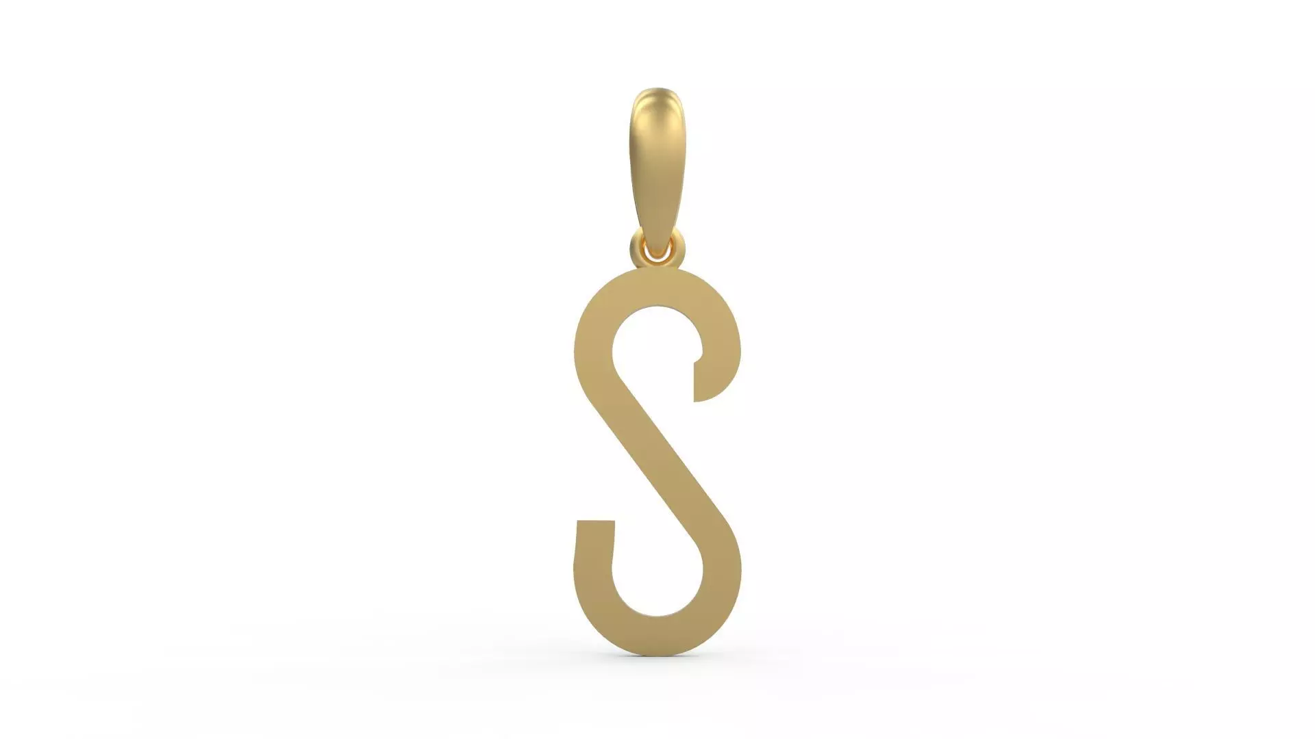 Initial Letters Pendant BOYSAND S 3D print model_0