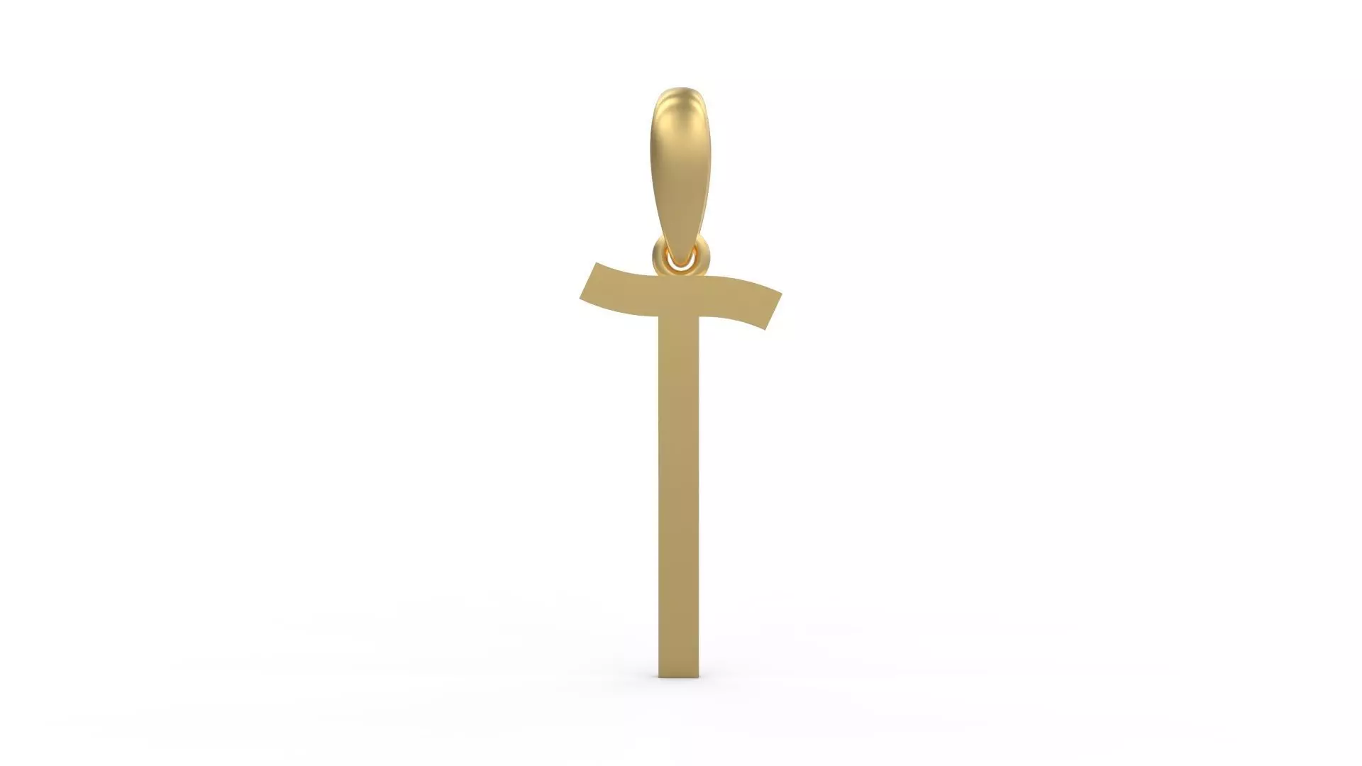 Initial Letters Pendant BOYSAND T 3D print model_0