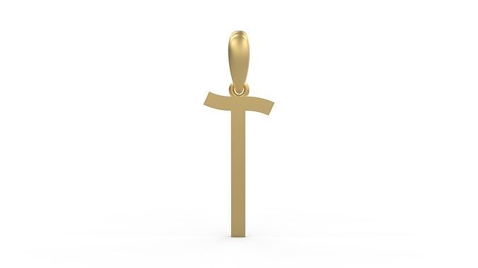 Initial Letters Pendant BOYSAND T 3D print model