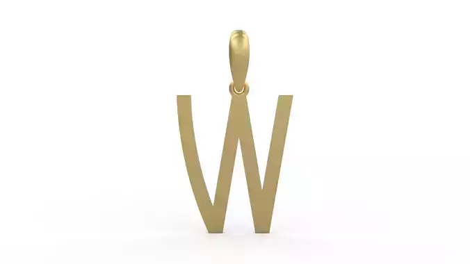 Initial Letters Pendant BOYSAND W