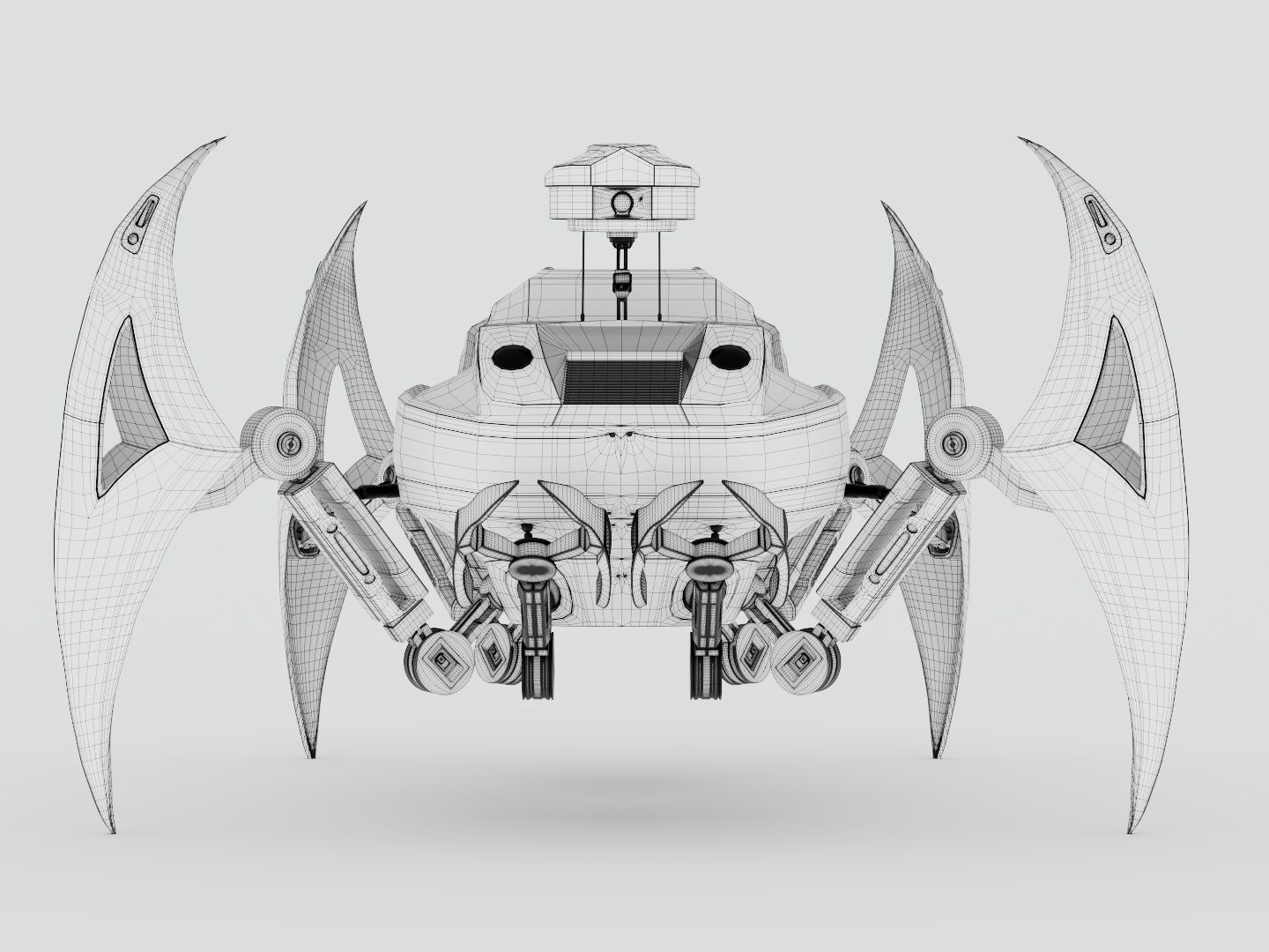 Rim - Main robot from my Graduation Project 3D model_14