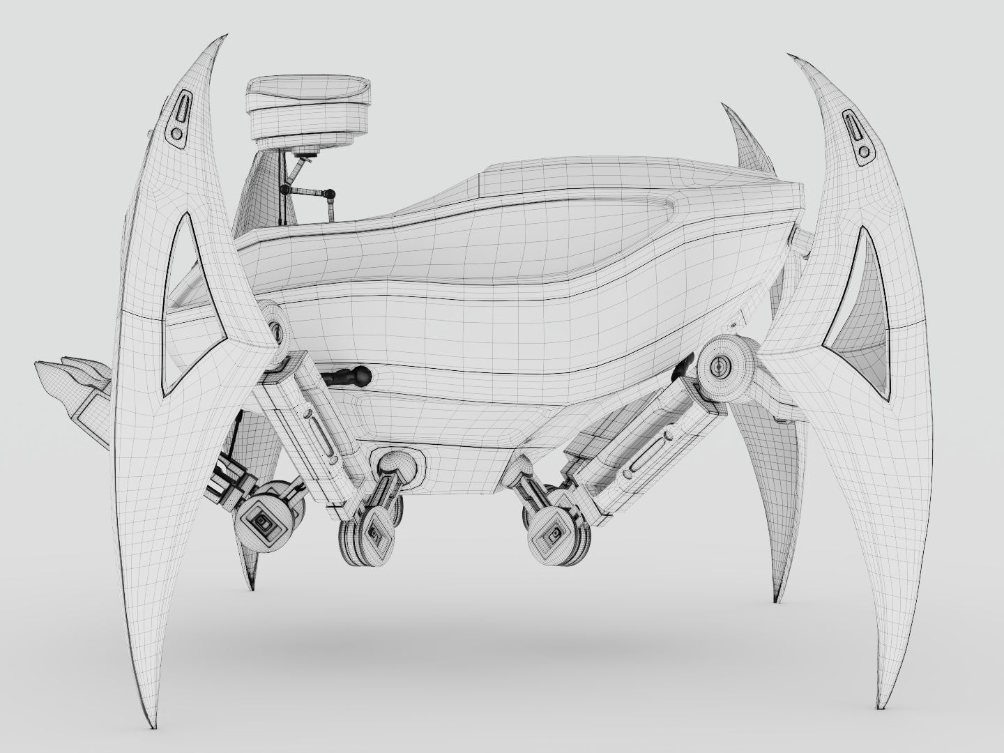 Rim - Main robot from my Graduation Project 3D model_12