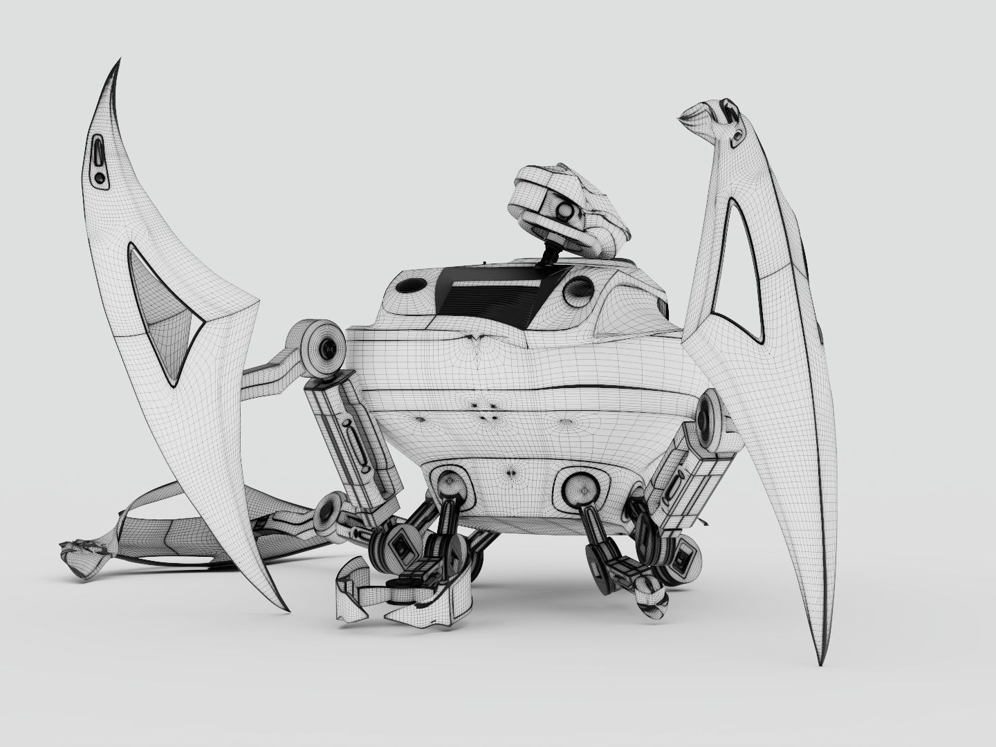 Rim - Main robot from my Graduation Project 3D model_8