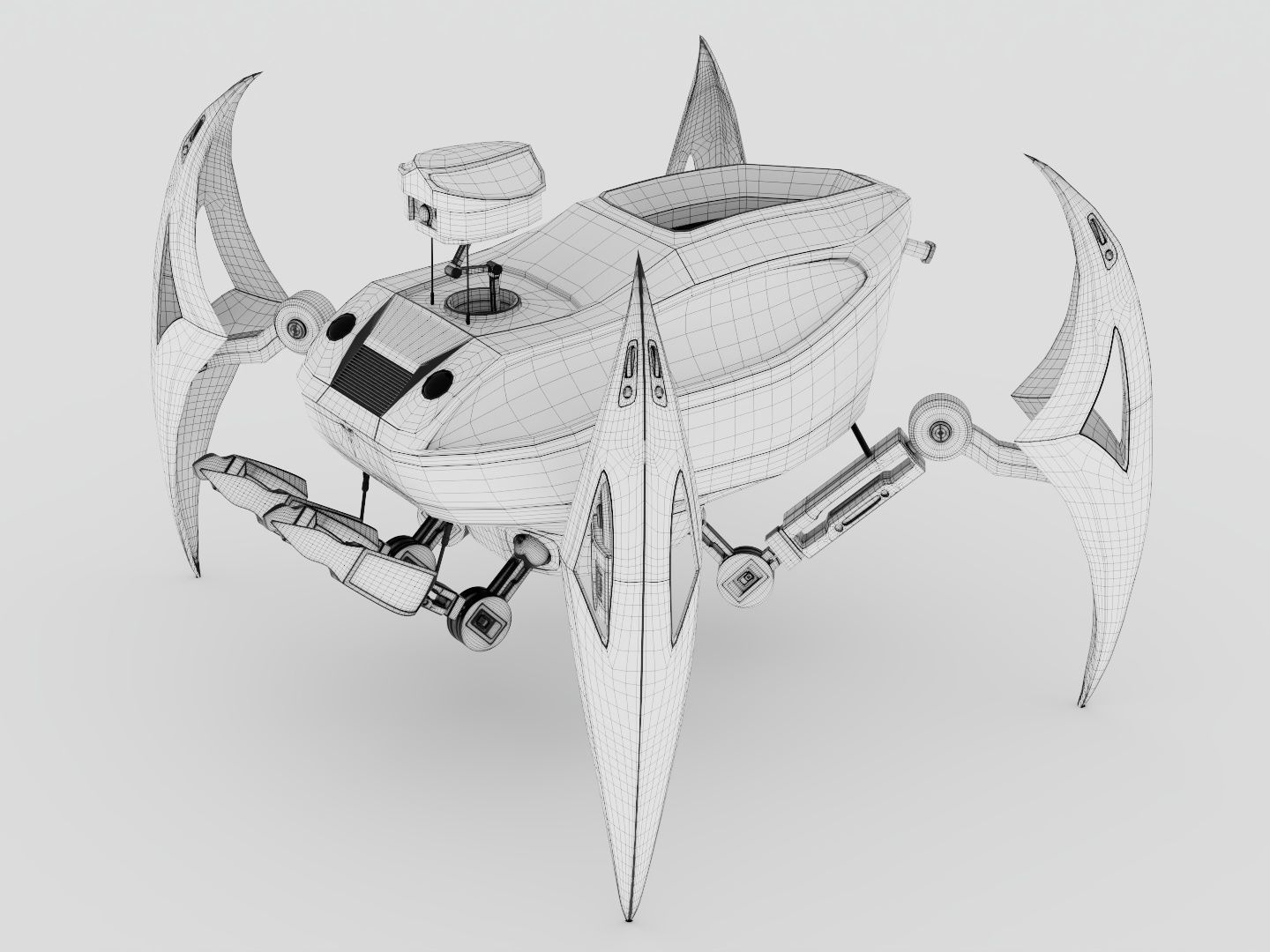 Rim - Main robot from my Graduation Project 3D model_3