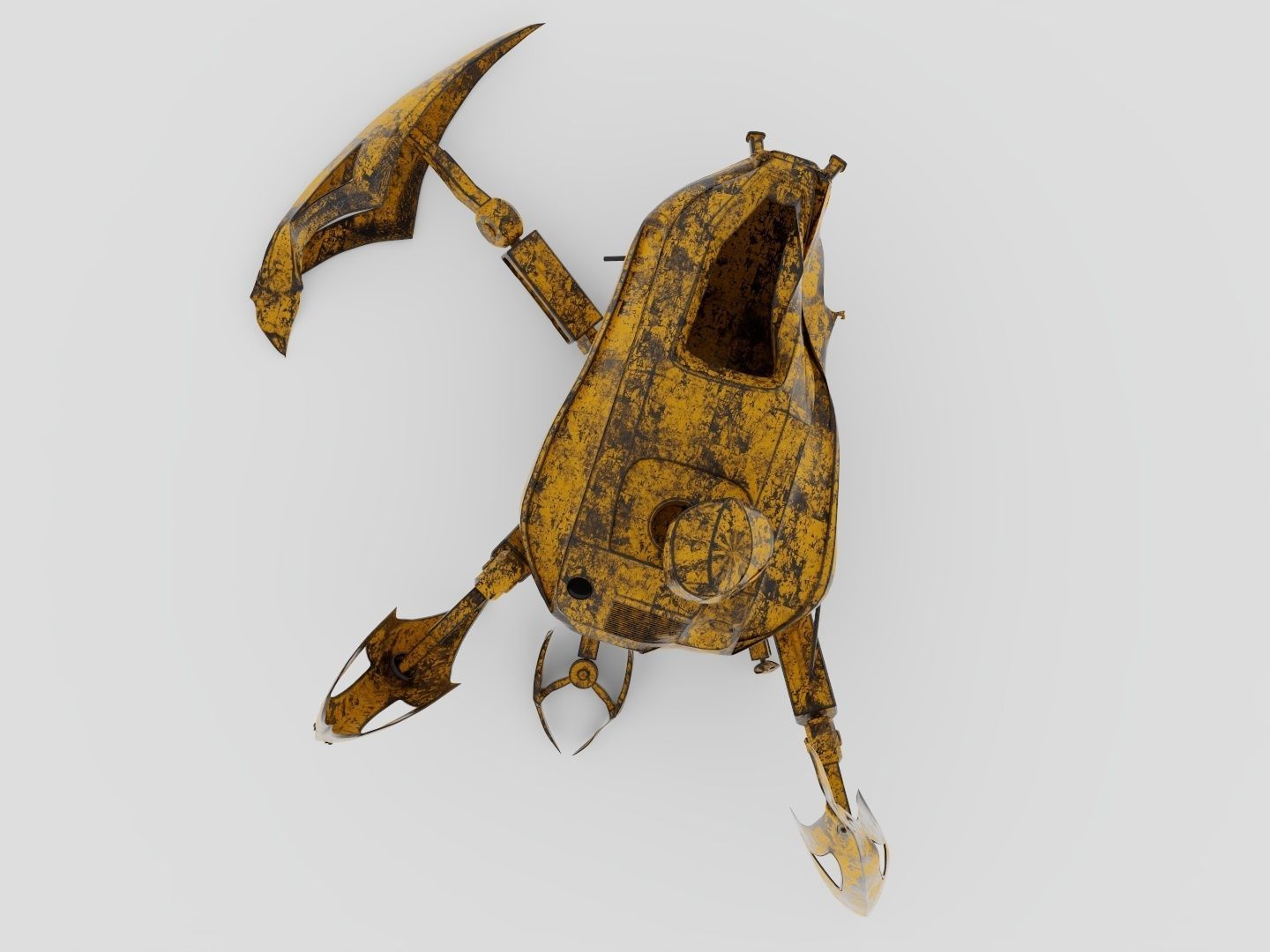 Rim - Main robot from my Graduation Project 3D model_9