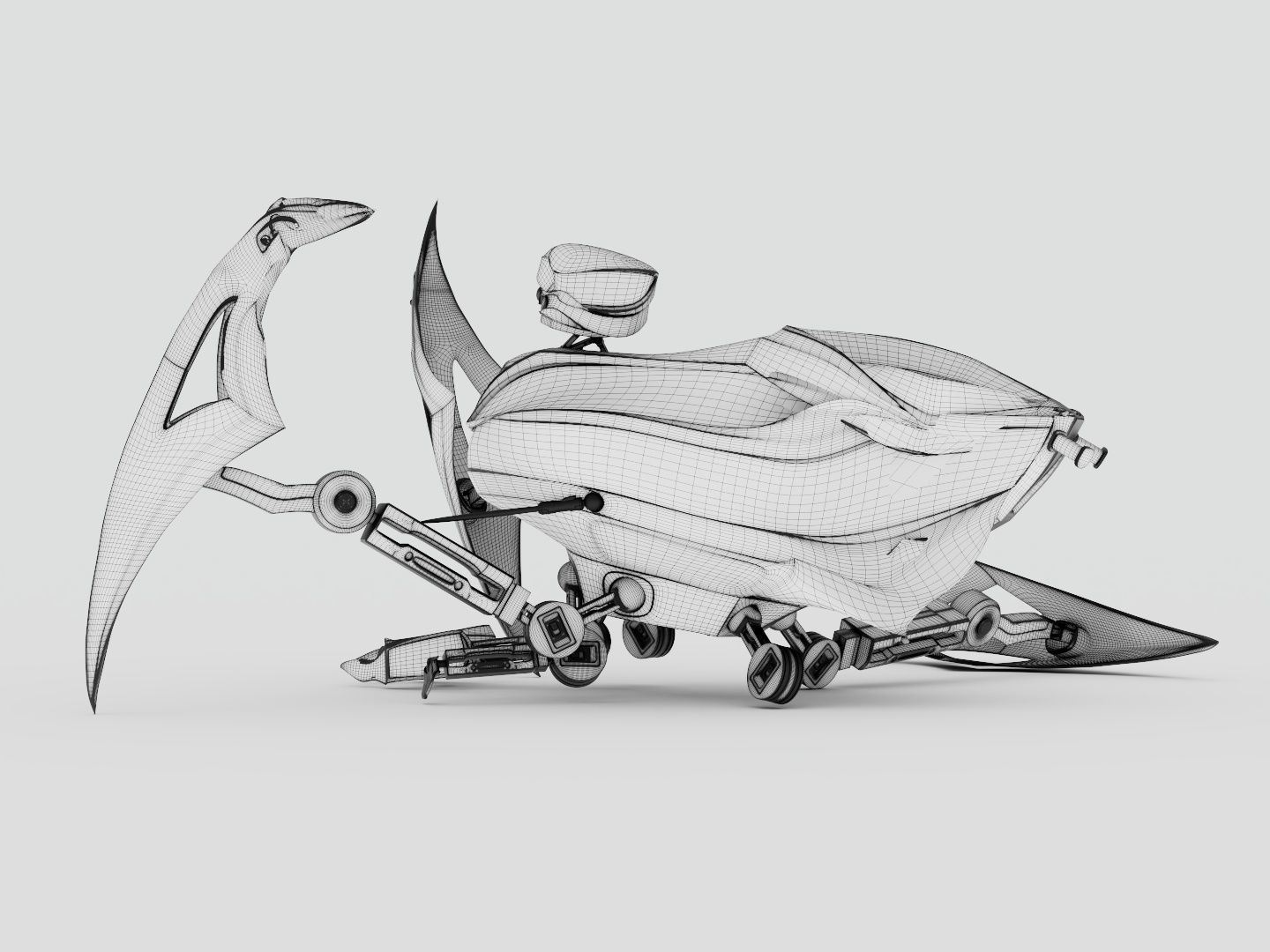 Rim - Main robot from my Graduation Project 3D model_5