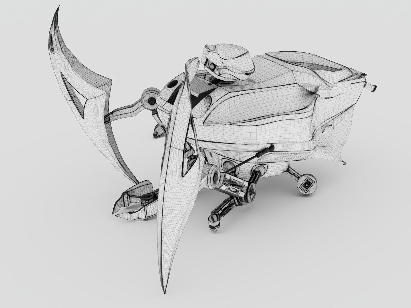 Rim - Main robot from my Graduation Project 3D model_4