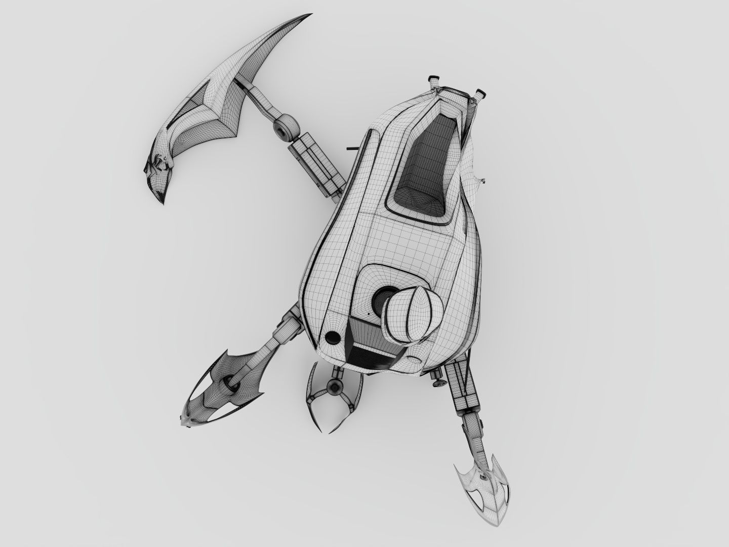 Rim - Main robot from my Graduation Project 3D model_10